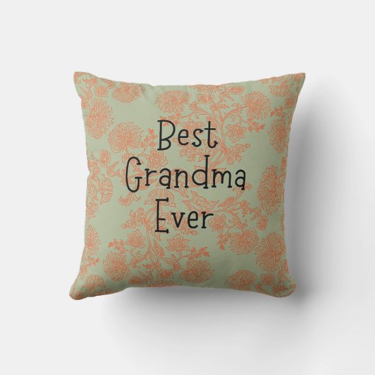 Best grandma ever クッション (裏面)