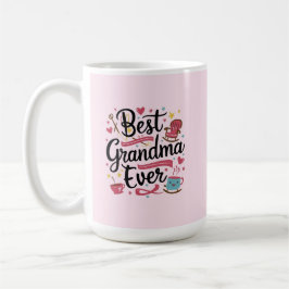 Best grandma ever コーヒーマグカップ