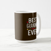 Best grandma ever コーヒーマグカップ (正面右)