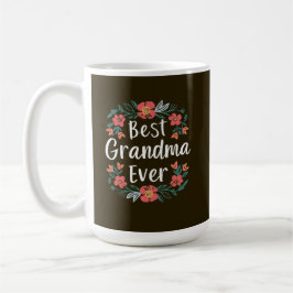 Best grandma ever コーヒーマグカップ