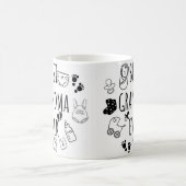 Best grandma ever コーヒーマグカップ (中央)