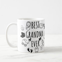 Best grandma ever コーヒーマグカップ