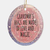 Best grandma ever セラミックオーナメント (左)