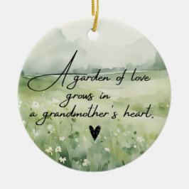 Best grandma ever セラミックオーナメント