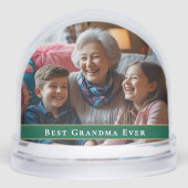 Best grandma Ever 2-Photo Grandkids Christmas Gift (正面)