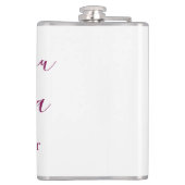 best grandma ever grandparents photo gifts classic フラスク (裏面)