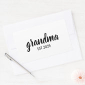 Best Grandma Ever | Happy Grandparents Day Cute 長方形シール (封筒)