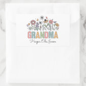 Best Grandma Ever | Happy Grandparents Day Cute 長方形シール (バッグ)