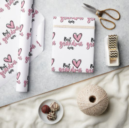 'Best Grandma Ever' Mother's Day Birthday Gift ラッピングペーパー