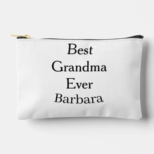 Best Grandma ever name date simple mothers day min アクセサリーポーチ (正面)