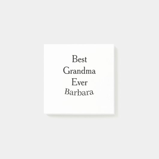 Best Grandma ever name date simple mothers day min ポストイット (正面)