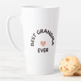 Best Grandma Ever Personalized カフェラテマグ