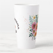 Best Grandma Ever Personalized カフェラテマグ (正面)