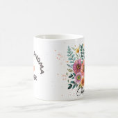 Best Grandma Ever Personalized コーヒーマグカップ (中央)