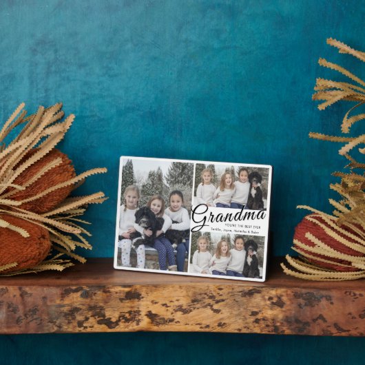 Best Grandma Ever Photo フォトプラーク (側面)