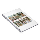 Best Grandma Ever Photo Collage – Gift with Hearts ノートブック (右側)