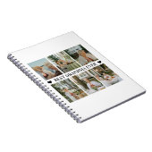 Best Grandma Ever Photo Collage – Gift with Hearts ノートブック (右側)