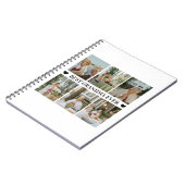 Best Grandma Ever Photo Collage – Gift with Hearts ノートブック (左側)