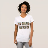 Best Grandma Ever Photo Collage – Gift with Hearts Tシャツ (正面フル)