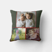 Best Grandma Ever Pretty Red Cardinal Photo Xmas クッション (裏面)