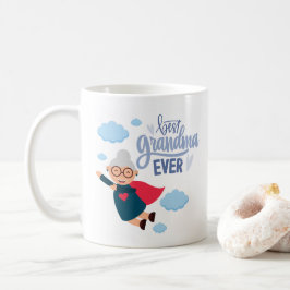 "Best Grandma Ever" Superhero Grandma Gift  コーヒーマグカップ