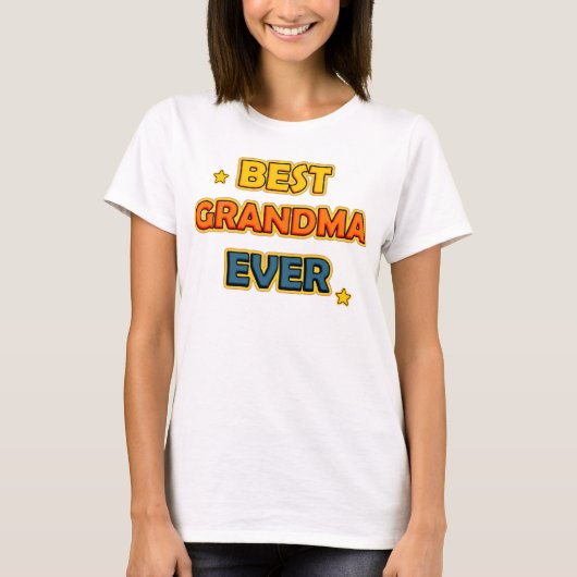 Best Grandma Ever Tシャツ (正面)