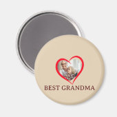 Best Grandma Personalized Unique Magnet Gift マグネット (正面/裏面)