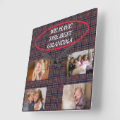 Best Grandma Square Wall Clock スクエア壁時計 (傾斜)