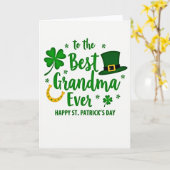 Best Grandma St Patricks Day Card カード (黄色い花)