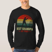 Best Grandpa By Par Daddy Father s Day Golf  Golfe Tシャツ (正面)