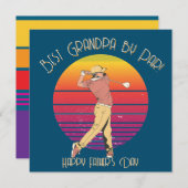 Best Grandpa by Par Golf Father’s Day Design シーズンカード (正面/裏面)