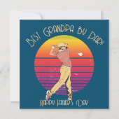 Best Grandpa by Par Golf Father’s Day Design シーズンカード (正面)