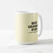 Best grandpa ever  コーヒーマグカップ (正面右)