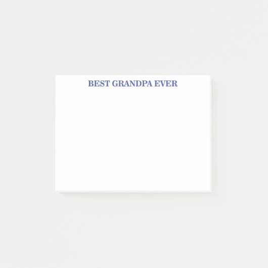 BEST GRANDPA EVER ポストイット (正面)