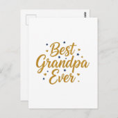 best grandpa ever  ポストカード (正面/裏面)