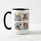 Best Grandpa Ever Custom 9 Photo Gallery Multi  マグカップ (左)