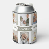 Best Grandpa Ever | Custom Photos Can Cooler 缶クーラー (缶裏面)
