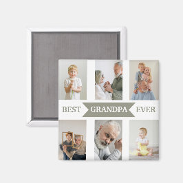 Best Grandpa Ever | Custom Photos Magnet マグネット