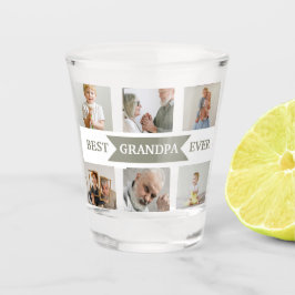 Best Grandpa Ever | Custom Photos Shot Glass ショットグラス