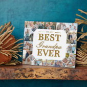 Best Grandpa Ever Father's Day Photo Frame Collage フォトプラーク (側面)