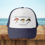 Best Grandpa Ever! Fly Fish Fishermen Flyfishing T キャップ<br><div class="desc">Best Grandpa Ever! Fly Fish Fishermen Flyfishing Hat. Our Personalized Fishermen's hats are great gifts for any reason.</div>