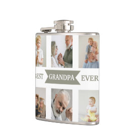Best Grandpa Ever – Personalized Photos Flask フラスク