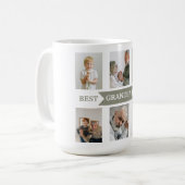 Best Grandpa Ever – Personalized Photos Mug コーヒーマグカップ (正面左)