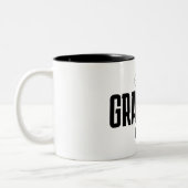 Best Grandpa Ever Personalized Script ツートーンマグカップ (左)