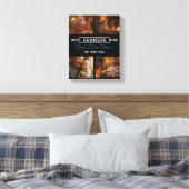 Best Grandpa Ever Photo Collage キャンバスプリント (インサイチュ (寝室))