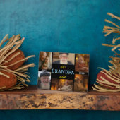 Best Grandpa Ever Photo Collage フォトプラーク (側面)