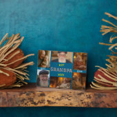 Best Grandpa Ever Photo Collage フォトプラーク (側面)
