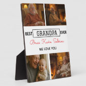 Best Grandpa Ever Photo Collage フォトプラーク (側面)