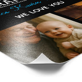 Best Grandpa Ever Photo Collage フォトプリント (角)