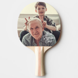 Best Grandpa Ever Photo Script Custom 卓球ラケット